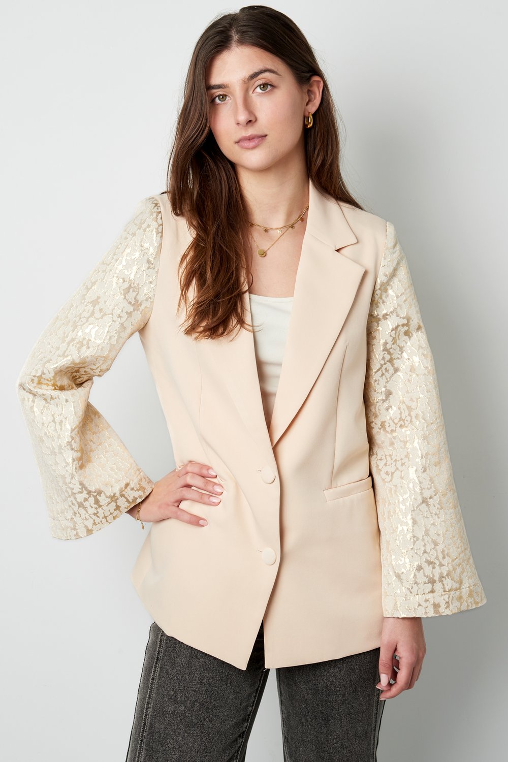 Blazer with panther sleeves h5Picture3